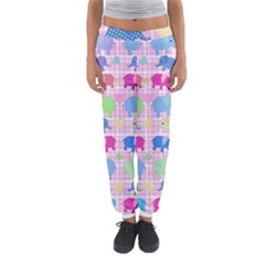 Cute Elephants  Women s Jogger Sweatpants by Valentinaart