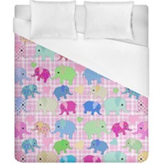 Cute Elephants  Duvet Cover (california King Size) by Valentinaart