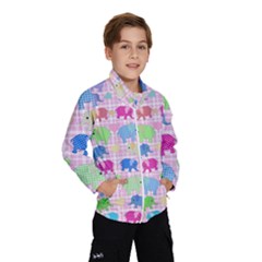 Cute Elephants  Wind Breaker (kids)