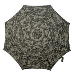 Us Army Digital Camouflage Pattern Hook Handle Umbrellas (large) by Simbadda