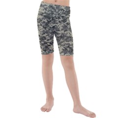 Us Army Digital Camouflage Pattern Kids  Mid Length Swim Shorts