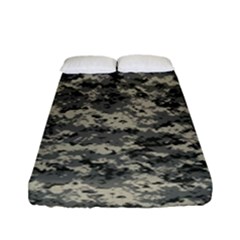 Us Army Digital Camouflage Pattern Fitted Sheet (full/ Double Size) by Simbadda