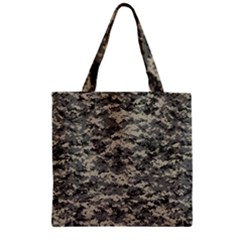 Us Army Digital Camouflage Pattern Zipper Grocery Tote Bag by Simbadda