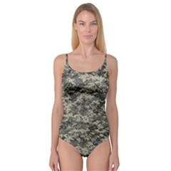 Us Army Digital Camouflage Pattern Camisole Leotard  by Simbadda