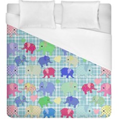 Cute Elephants  Duvet Cover (king Size)