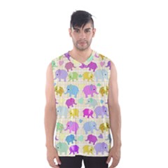 Cute Elephants  Men s Basketball Tank Top