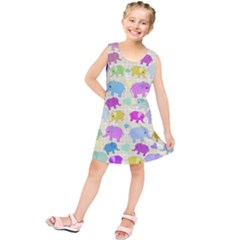 Cute Elephants  Kids  Tunic Dress