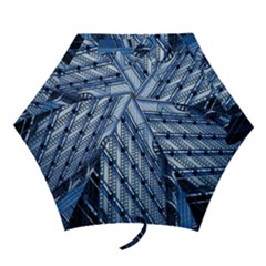 Building Architectural Background Mini Folding Umbrellas