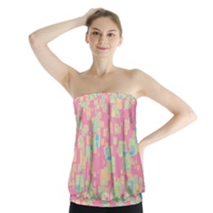 Pattern Strapless Top by Valentinaart