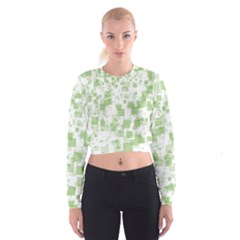 Pattern Women s Cropped Sweatshirt by Valentinaart