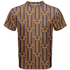 Chains Abstract Seamless Men s Cotton Tee by Simbadda