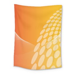 Abstract Orange Background Medium Tapestry