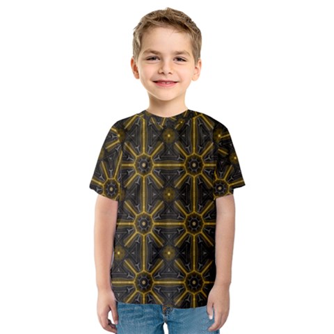 Digitally Created Seamless Pattern Tile Kids  Sport Mesh Tee by Simbadda