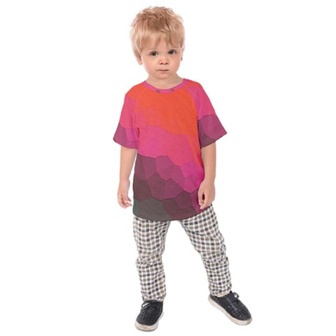 Abstract Elegant Background Pattern Kids  Raglan Tee by Simbadda