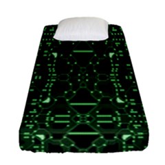 An Overly Large Geometric Representation Of A Circuit Board Fitted Sheet (single Size) by Simbadda