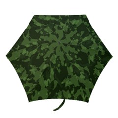 Camouflage Green Army Texture Mini Folding Umbrellas