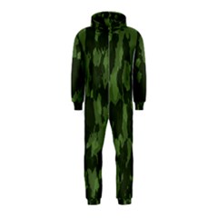 Camouflage Green Army Texture Hooded Jumpsuit (kids)