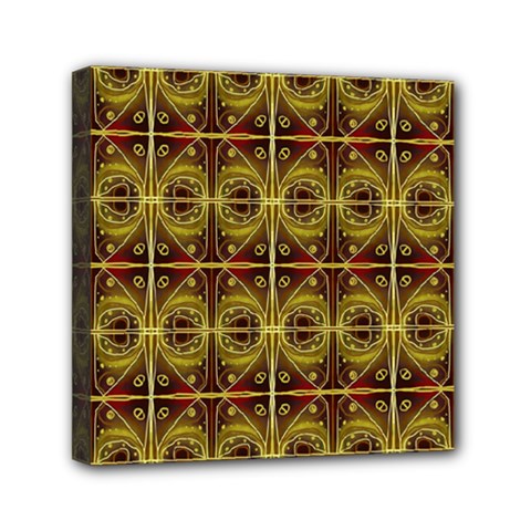 Seamless Symmetry Pattern Mini Canvas 6  X 6  by Simbadda