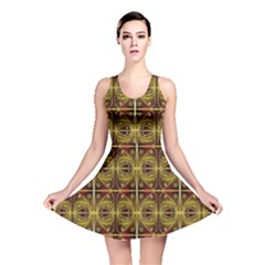 Seamless Symmetry Pattern Reversible Skater Dress by Simbadda