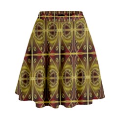 Seamless Symmetry Pattern High Waist Skirt by Simbadda