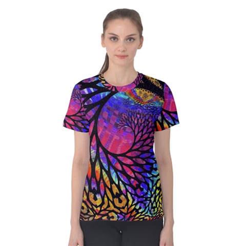 3d Fractal Mandelbulb Women s Cotton Tee by Simbadda