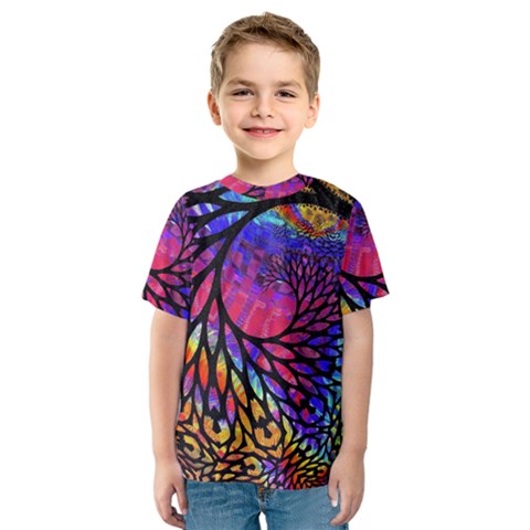 3d Fractal Mandelbulb Kids  Sport Mesh Tee by Simbadda