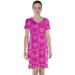 Pattern Short Sleeve Nightdress