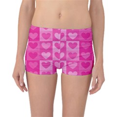 Pattern Boyleg Bikini Bottoms