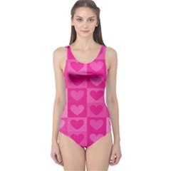 Pattern One Piece Swimsuit