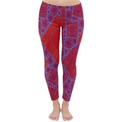 Voronoi Diagram Classic Winter Leggings by Simbadda