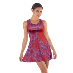 Voronoi Diagram Cotton Racerback Dress by Simbadda