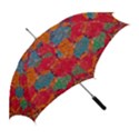 Abstract Art Pattern Straight Umbrellas View2