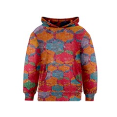 Abstract Art Pattern Kids  Pullover Hoodie by Simbadda