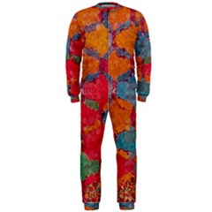 Abstract Art Pattern Onepiece Jumpsuit (men)  by Simbadda