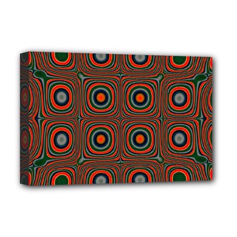 Vibrant Pattern Seamless Colorful Deluxe Canvas 18  X 12   by Simbadda