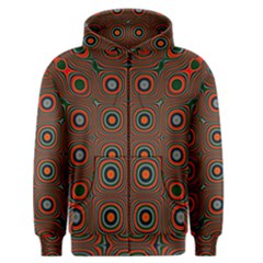 Vibrant Pattern Seamless Colorful Men s Zipper Hoodie by Simbadda