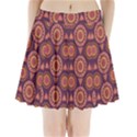 Abstract Seamless Mandala Background Pattern Pleated Mini Skirt View1