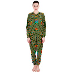 Vibrant Seamless Pattern  Colorful Onepiece Jumpsuit (ladies)  by Simbadda