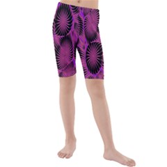 Self Similarity And Fractals Kids  Mid Length Swim Shorts by Simbadda