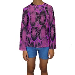 Self Similarity And Fractals Kids  Long Sleeve Swimwear by Simbadda