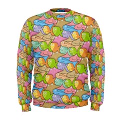 Fishes Cartoon Men s Sweatshirt by sifis