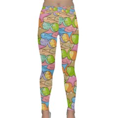 Fishes Cartoon Classic Yoga Leggings by sifis