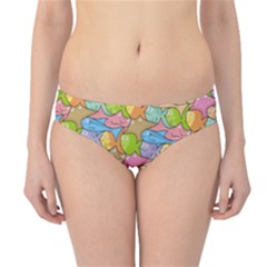 Fishes Cartoon Hipster Bikini Bottoms by sifis