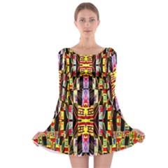 BRICK HOUSE MRTACPANS Long Sleeve Skater Dress