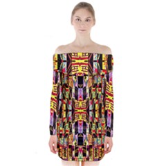 BRICK HOUSE MRTACPANS Long Sleeve Off Shoulder Dress