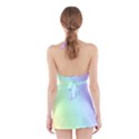 Multi Color Pastel Background Halter Swimsuit Dress View2