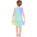 Multi Color Pastel Background Kids  Tunic Dress View2