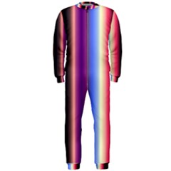 Multi Color Vertical Background Onepiece Jumpsuit (men)  by Simbadda