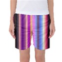 Multi Color Vertical Background Women s Basketball Shorts View1