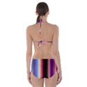 Multi Color Vertical Background Cut-Out One Piece Swimsuit View2